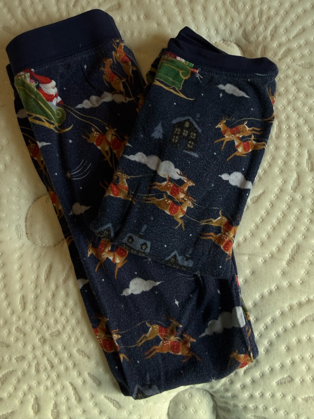 Little Sleepies Santa Sleigh 2 Piece Pajama Set